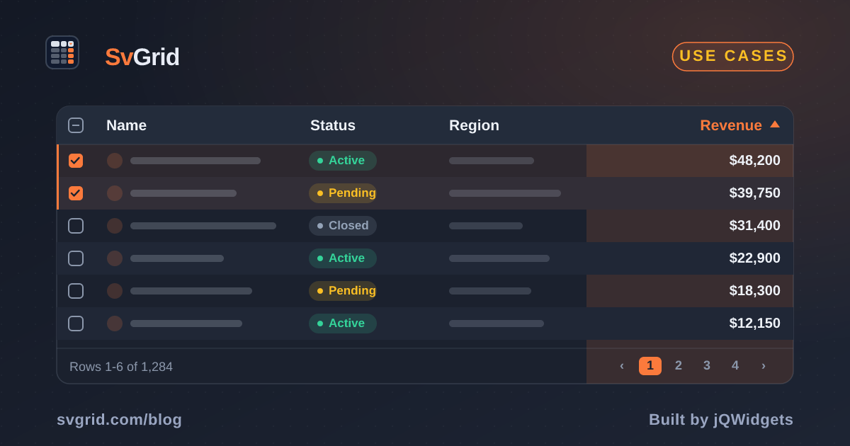 Building a SaaS Billing and Usage Table in Svelte - SvGrid blog illustration
