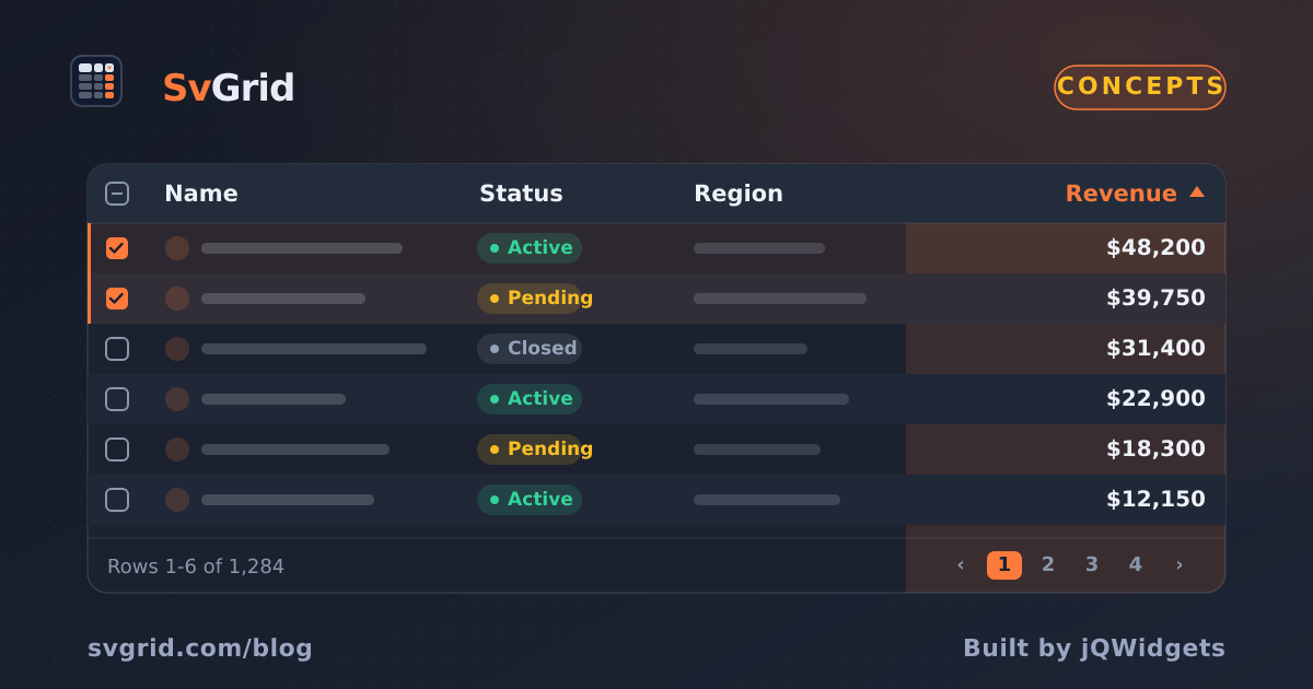 Connecting a Svelte Data Grid to Any Backend or Framework - SvGrid blog illustration